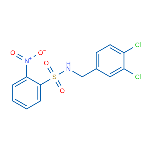 N-[(3,4-Dichlorophenyl)methyl]-2-nitrobenzene-1-sulfonamide 1g