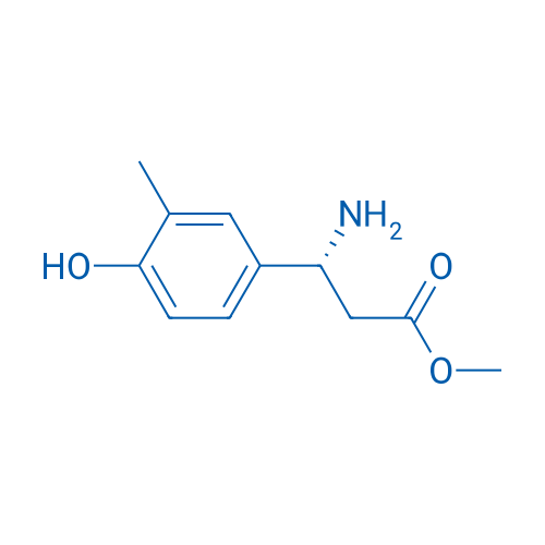 Methyl (3R)-3-amino-3-(4-hydroxy-3-methylphenyl)propanoate 250mg