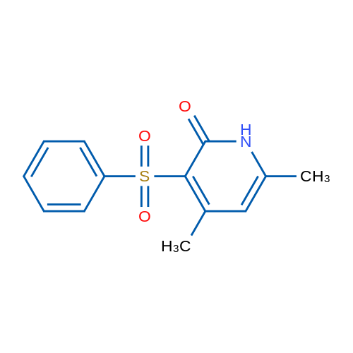 3-(Benzenesulfonyl)-4,6-dimethyl-1,2-dihydropyridin-2-one 1g