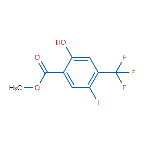 Methyl 2-hydroxy-5-iodo-4-(trifluoromethyl)benzoate 1g