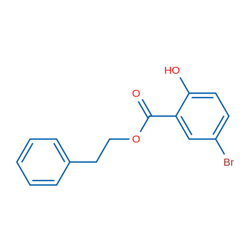Phenethyl 5-bromo-2-hydroxybenzoate 1g