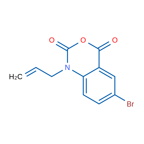 1-Allyl-6-bromo-1H-benzo[d][1,3]oxazine-2,4-dione 1g