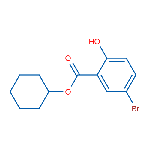 Cyclohexyl 5-bromo-2-hydroxybenzoate 1g