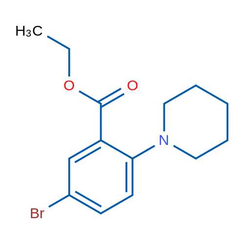 Ethyl 5-bromo-2-(piperidin-1-yl)benzoate 1g
