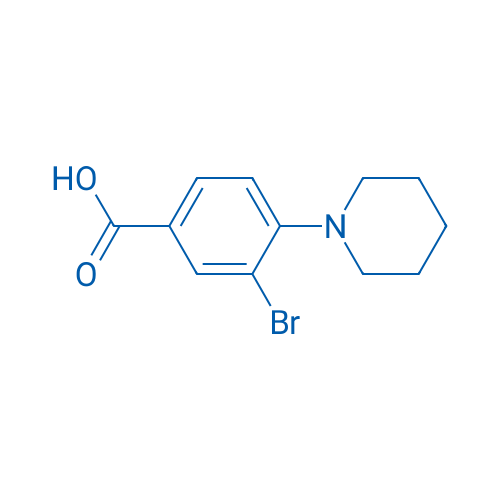 3-Bromo-4-(piperidin-1-yl)benzoic acid 1g
