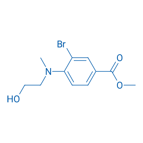 Methyl 3-bromo-4-((2-hydroxyethyl)(methyl)amino)benzoate 1g