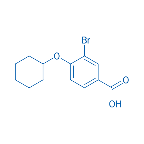 3-Bromo-4-(cyclohexyloxy)benzoic acid 1g