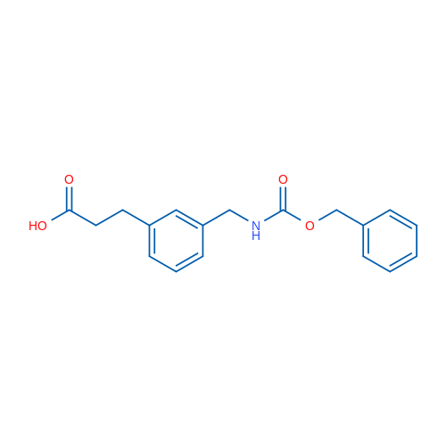 3-(3-((((Benzyloxy)carbonyl)amino)methyl)phenyl)propanoic acid 1g