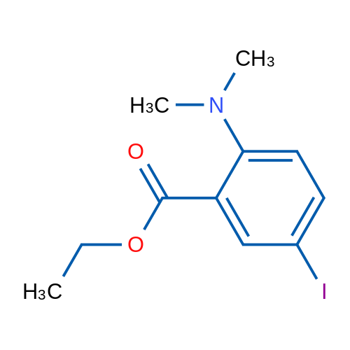 Ethyl 2-(dimethylamino)-5-iodobenzoate 1g