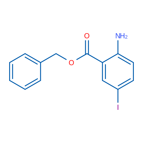 Benzyl 2-amino-5-iodobenzoate 1g