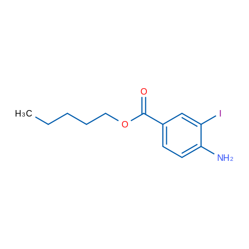 Pentyl 4-amino-3-iodobenzoate 1g