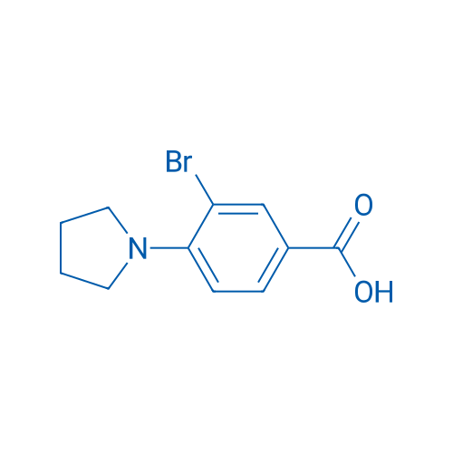 3-Bromo-4-(pyrrolidin-1-yl)benzoic acid 1g