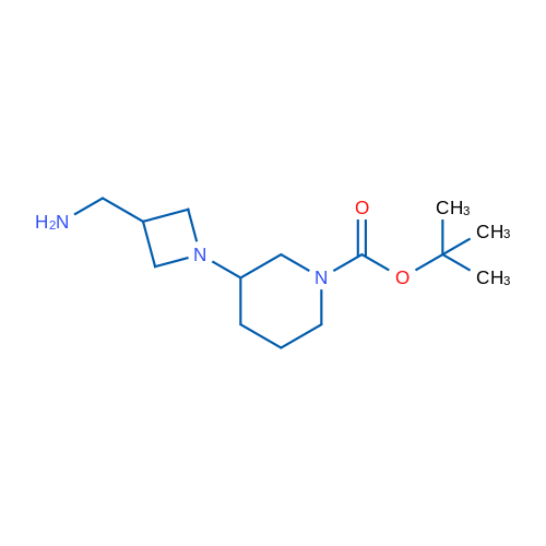 tert-Butyl 3-(3-(aminomethyl)azetidin-1-yl)piperidine-1-carboxylate 1g