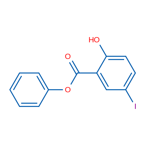 Phenyl 2-hydroxy-5-iodobenzoate 1g