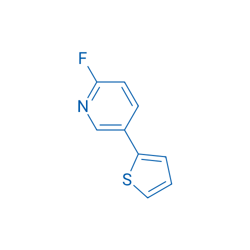 2-Fluoro-5-(thiophen-2-yl)pyridine 250mg