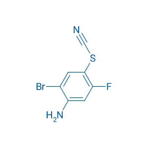 2-Bromo-5-fluoro-4-thiocyanatoaniline 250mg