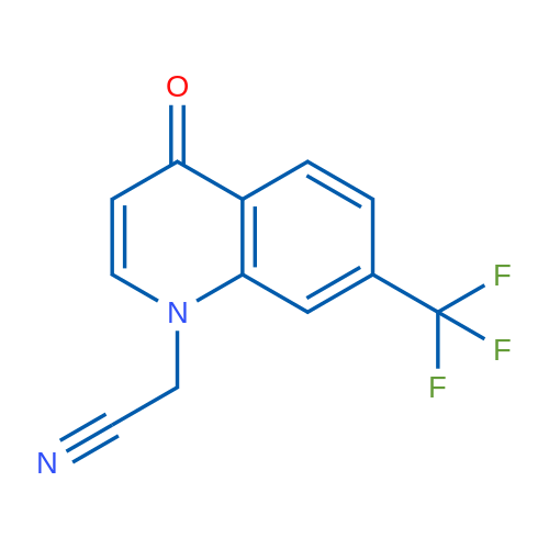 2-(4-Oxo-7-(trifluoromethyl)quinolin-1(4H)-yl)acetonitrile 1g