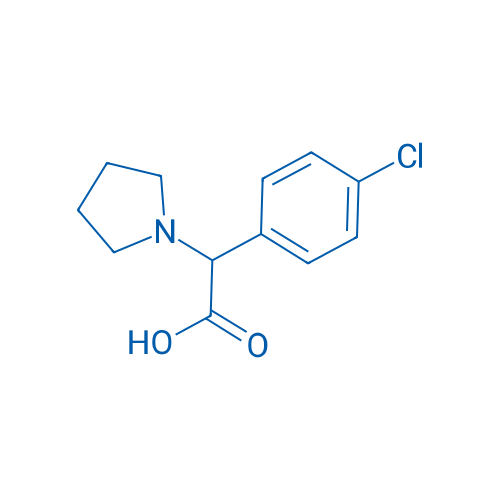 2-(4-Chlorophenyl)-2-(pyrrolidin-1-yl)acetic acid 5g