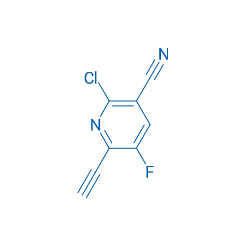 2-Chloro-6-ethynyl-5-fluoronicotinonitrile 1g