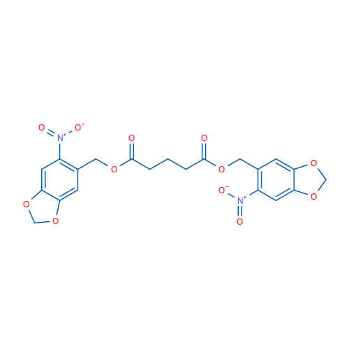 1,5-Bis[(6-nitro-2H-1,3-benzodioxol-5-yl)methyl] pentanedioate 1g