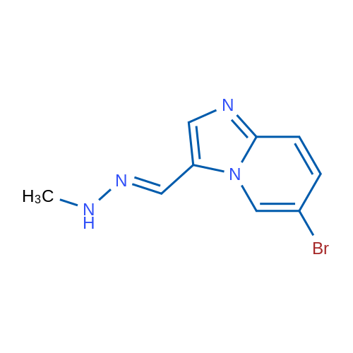 (E)-6-Bromo-3-((2-methylhydrazono)methyl)imidazo[1,2-a]pyridine 1g