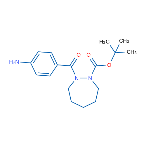 tert-Butyl 2-(4-aminobenzoyl)-1,2-diazepane-1-carboxylate 1g