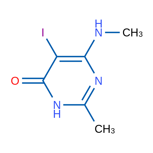 5-Iodo-2-methyl-6-(methylamino)pyrimidin-4(3H)-one 10mg