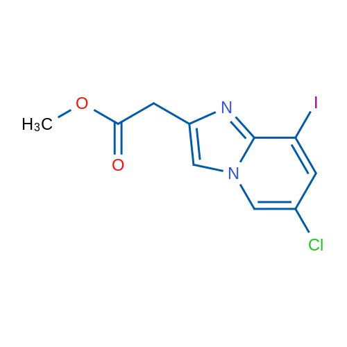 Methyl 2-(6-chloro-8-iodoimidazo[1,2-a]pyridin-2-yl)acetate 1g