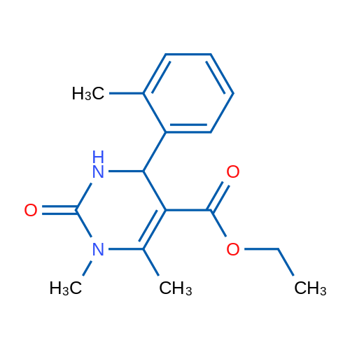Ethyl 1,6-dimethyl-2-oxo-4-(o-tolyl)-1,2,3,4-tetrahydropyrimidine-5-carboxylate 1g