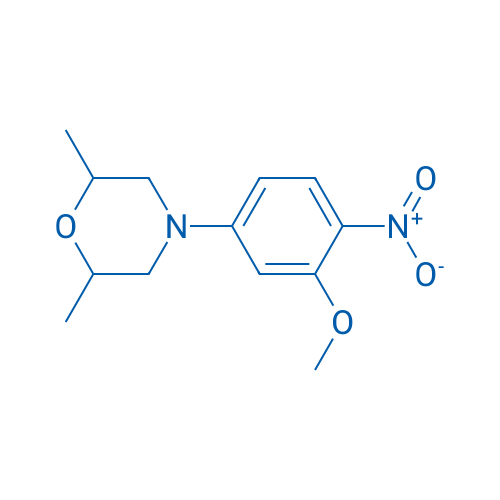 4-(3-Methoxy-4-nitrophenyl)-2,6-dimethylmorpholine 1g
