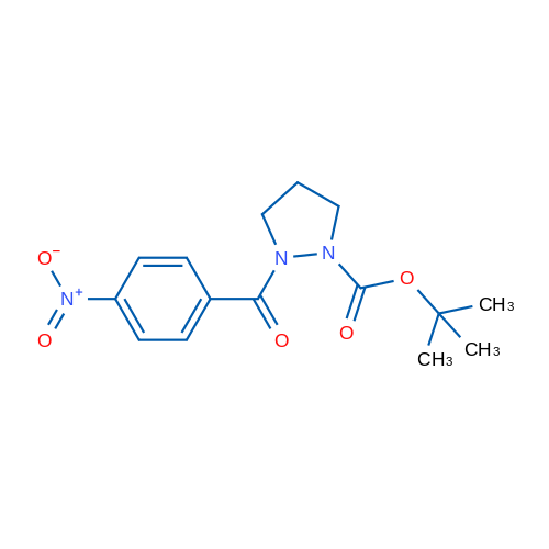 tert-Butyl 2-(4-nitrobenzoyl)pyrazolidine-1-carboxylate 1g