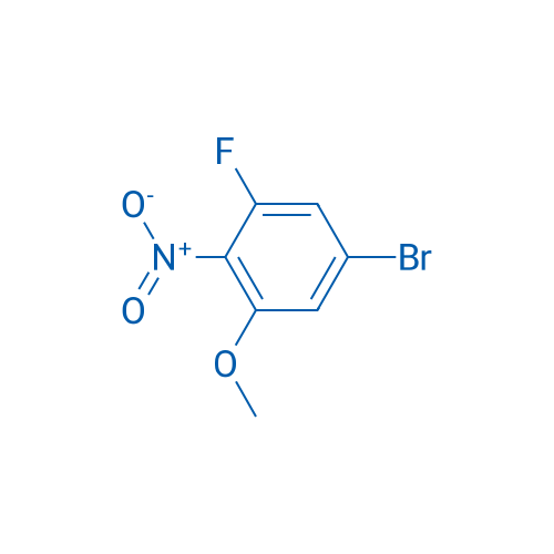 5-Bromo-1-fluoro-3-methoxy-2-nitrobenzene 250mg