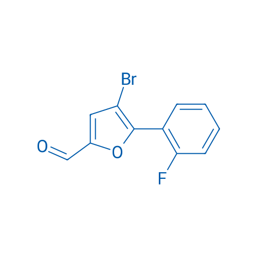 4-Bromo-5-(2-fluorophenyl)furan-2-carbaldehyde 250mg