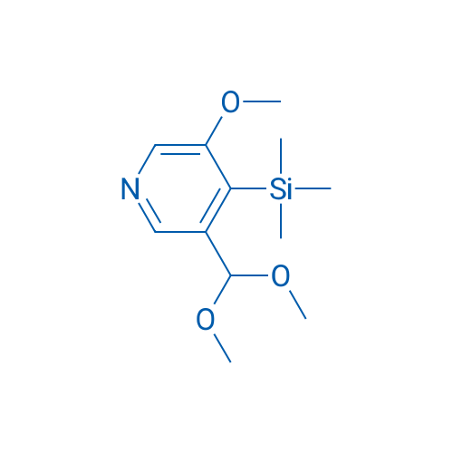 3-(Dimethoxymethyl)-5-methoxy-4-(trimethylsilyl)pyridine 1g