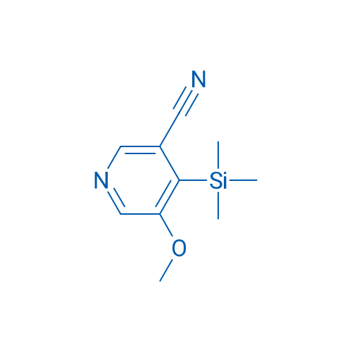 5-Methoxy-4-(trimethylsilyl)nicotinonitrile 250mg