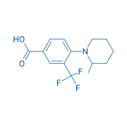 4-(2-Methylpiperidin-1-yl)-3-(trifluoromethyl)benzoic acid 1g