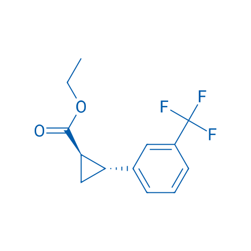 Rel-ethyl (1R,2R)-2-(3-(trifluoromethyl)phenyl)cyclopropane-1-carboxylate 1g