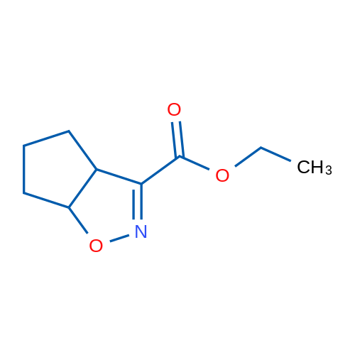 Ethyl 4,5,6,6a-tetrahydro-3aH-cyclopenta[d]isoxazole-3-carboxylate 1g