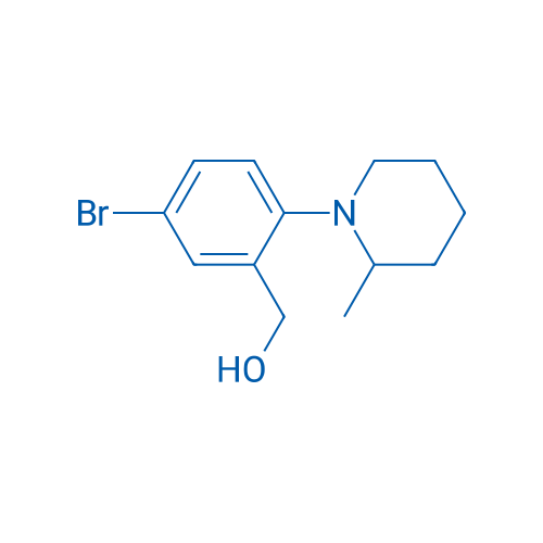 (5-Bromo-2-(2-methylpiperidin-1-yl)phenyl)methanol 1g