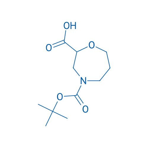 4-(tert-Butoxycarbonyl)-1,4-oxazepane-2-carboxylic acid 1g