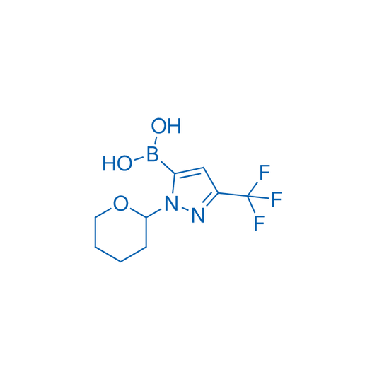 (1-(Tetrahydro-2H-pyran-2-yl)-3-(trifluoromethyl)-1H-pyrazol-5-yl)boronic acid 5g