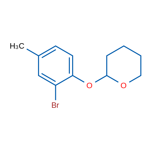 2-(2-Bromo-4-methylphenoxy)tetrahydro-2H-pyran 1g