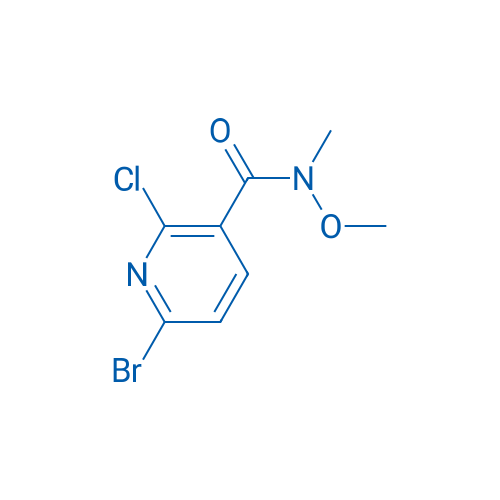 6-Bromo-2-chloro-N-methoxy-N-methylnicotinamide 1g