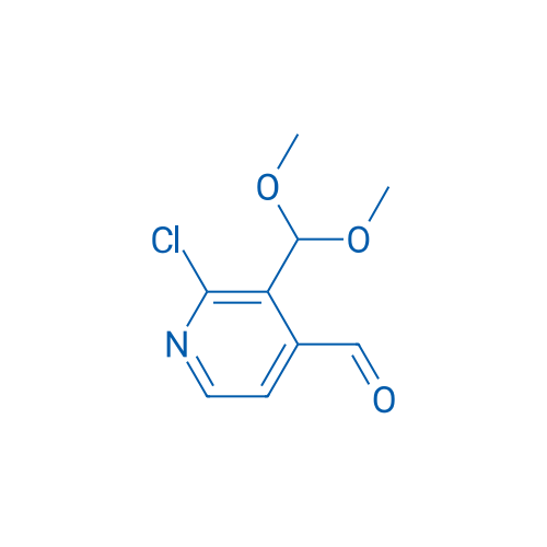 2-Chloro-3-(dimethoxymethyl)isonicotinaldehyde 1g