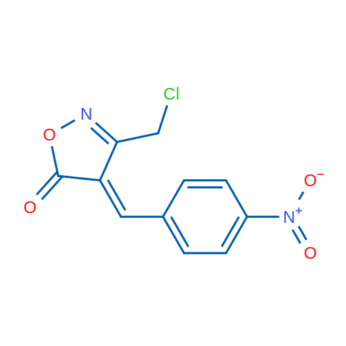 3-(Chloromethyl)-4-(4-nitrobenzylidene)isoxazol-5(4H)-one 1g