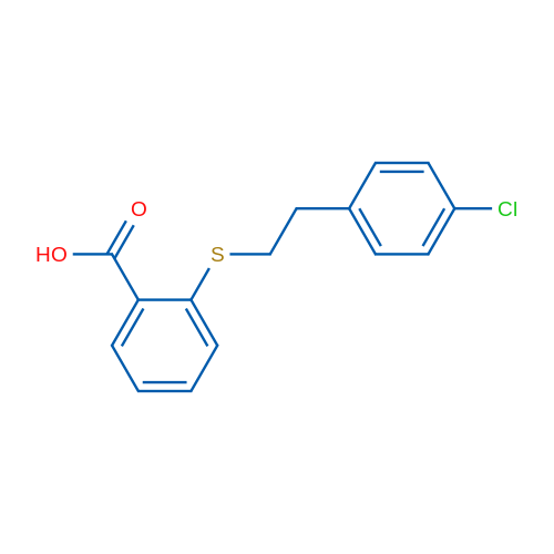 2-((4-Chlorophenethyl)thio)benzoic acid 5g