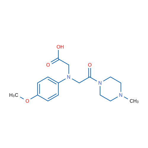 2-((4-Methoxyphenyl)(2-(4-methylpiperazin-1-yl)-2-oxoethyl)amino)acetic acid 1g