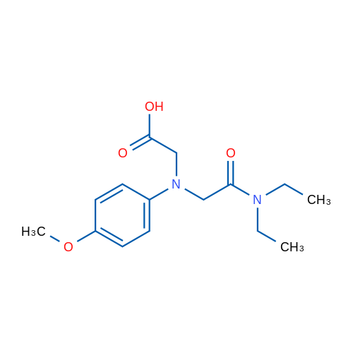 2-((2-(Diethylamino)-2-oxoethyl)(4-methoxyphenyl)amino)acetic acid 5g