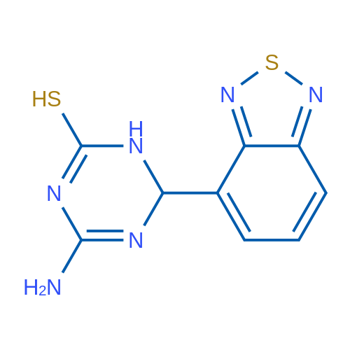 4-Amino-6-(benzo[c][1,2,5]thiadiazol-4-yl)-1,6-dihydro-1,3,5-triazine-2-thiol 5g