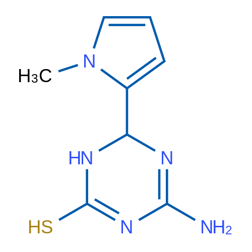 4-Amino-6-(1-methyl-1H-pyrrol-2-yl)-1,6-dihydro-1,3,5-triazine-2-thiol 5g